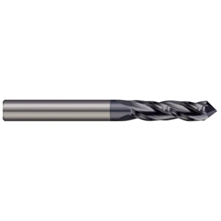 Drill/End Mill - Mill Style - 3 Flute, 0.3750 (3/8), Length Of Cut: 7/8